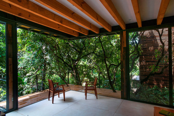 Bau einer Überdachung