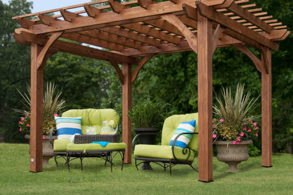 Bauen Sie eine Pergola