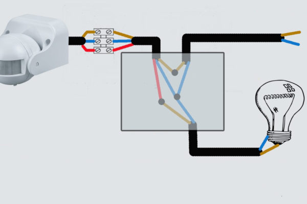 Installation von Bewegungsmeldern